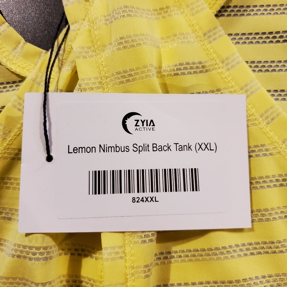 Zyia Lemon Nimbus Tank!!  NWT!! - Picture 3 of 6